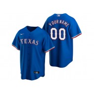 Custom Texas Rangers Cool Base Jersey