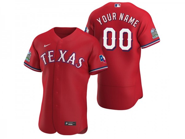 Custom Texas Rangers Flex Base Jersey