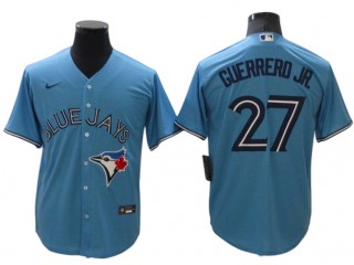 Toronto Blue Jays #27 Vladimir Guerrero Jr. Light Blue Alternate Cool Base Jersey