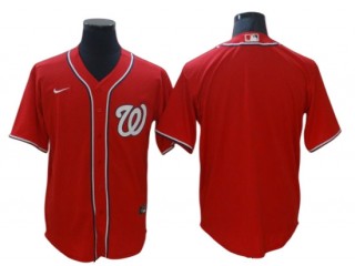 Washington Nationals Blank Red Alternate Cool Base Jersey