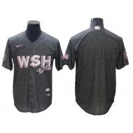 Washington Nationals Blank Gray 2022 City Connect Cool Base Jersey