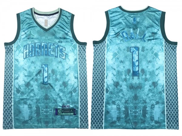 Charlotte Hornets #1 LaMelo Ball Teal Select Series Swingman Jersey