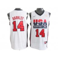 1992 Olympic USA Basketball Dream Team #14 Charles Barkley Jersey - Navy/White