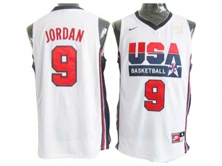 1992 Olympic USA Basketball Dream Team #9 Michael Jordan Jersey - Navy/White