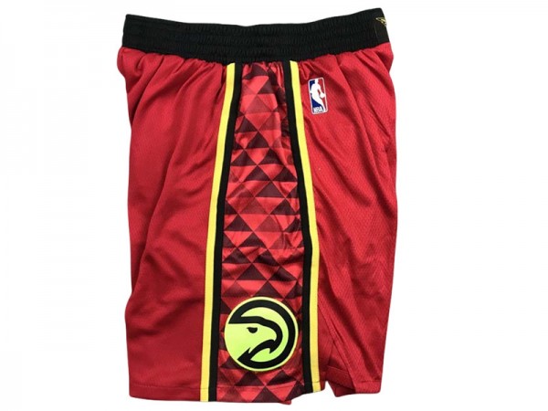 Atlanta Hawks Red Basketball Shorts