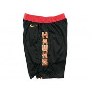 Atlanta Hawks Black Basketball Shorts