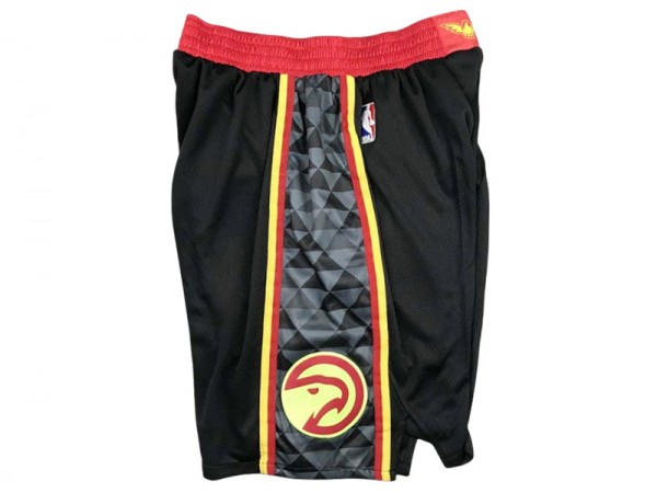 Atlanta Hawks Black Basketball Shorts