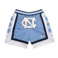 North Carolina Tar Heels Just Don Light Blue Basketball Shorts