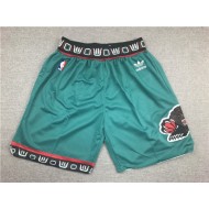 Vancouver Grizzlies Teal Hardwood Classic Basketball Shorts