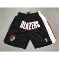 Portland Trail Blazers Just Don "Blazers" Black Basketball Shorts