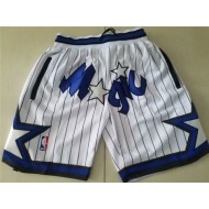 Orlando Magic Just Don "Magic" White Basketball Shorts