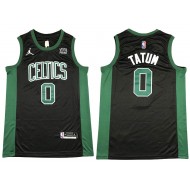 Boston Celtics #0 Jayson Tatum Black 75th Anniversary Jersey