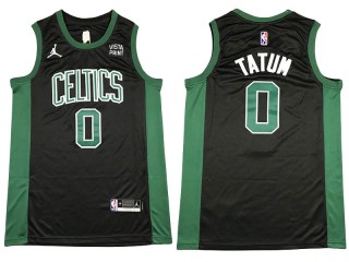 Boston Celtics #0 Jayson Tatum Black 75th Anniversary Jersey