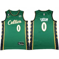 Boston Celtics #0 Jayson Tatum Green 2022-23 City Edition Swingman Jersey