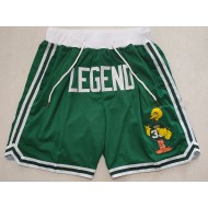 Boston Celtics "LEGEND" Green Basketball Shorts