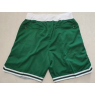 Boston Celtics "LEGEND" Green Basketball Shorts