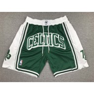 Boston Celtics "Celtics" Green 75th Anniversary Basketball Shorts