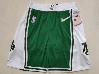 Boston Celtics Green 75th Anniversary Basketball Shorts