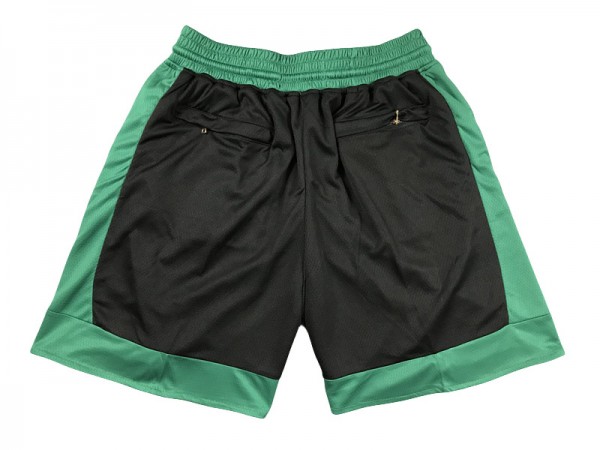 Boston Celtics "Celtics" Black Basketball Shorts