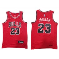 Chicago Bulls #23 Michael Jordan Red 2021/22 75th Anniversary Swingman Jersey