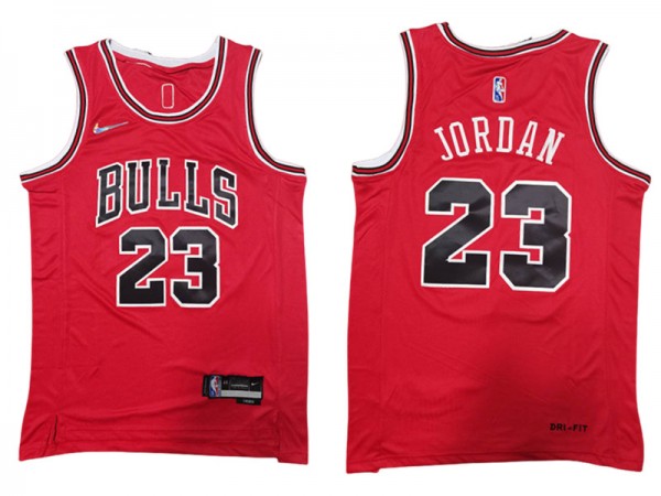 Chicago Bulls #23 Michael Jordan Red 2021/22 75th Anniversary Swingman Jersey