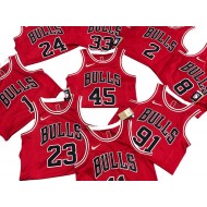 Chicago Bulls Red Fastbreak Replica Jersey