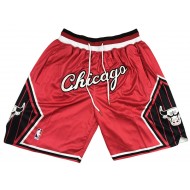 Chicago Bulls Red Basketball Shorts