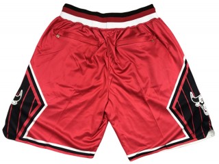 Chicago Bulls Red Basketball Shorts