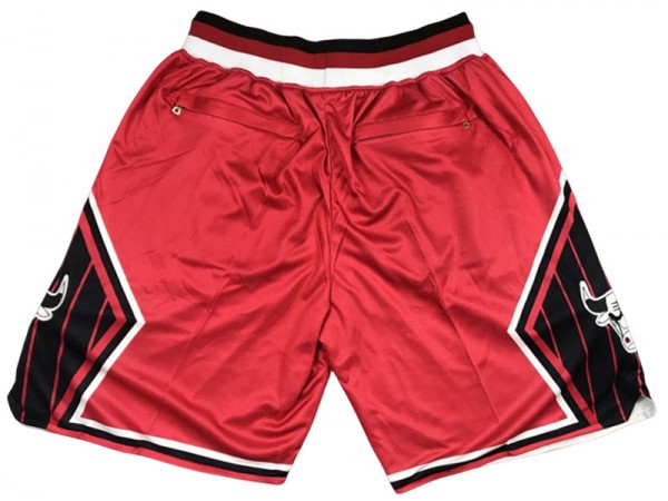 Chicago Bulls Red Basketball Shorts