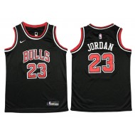 Chicago Bulls #23 Michael Jordan Black Jersey