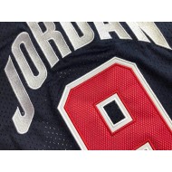 M&N USA Basketball #9 Michael Jordan Navy 1992 Embroider Edition Jersey