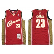 Cleveland Cavaliers #23 LeBron James Red 2003/04 Hardwood Classics Jersey