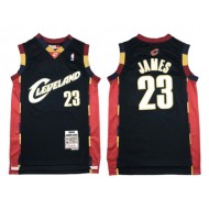 Cleveland Cavaliers #23 LeBron James Black 2003/04 Hardwood Classics Jersey