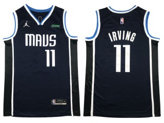 Dallas Mavericks #11 Kyrie Irving Navy Swingman Jersey