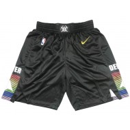 Denver Nuggets Black City Edition Basketball Shorts