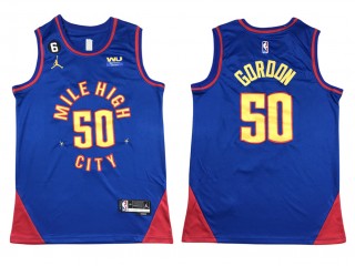 Denver Nuggets #50 Aaron Gordon 2022-23 Blue Statement Swingman Jersey