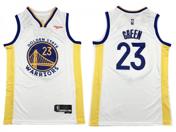 Golden State Warriors #23 Draymond Green White Swingman Jersey