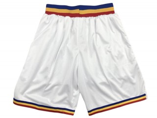 Golden State Warriors White  Classic Edition Basketball Shorts