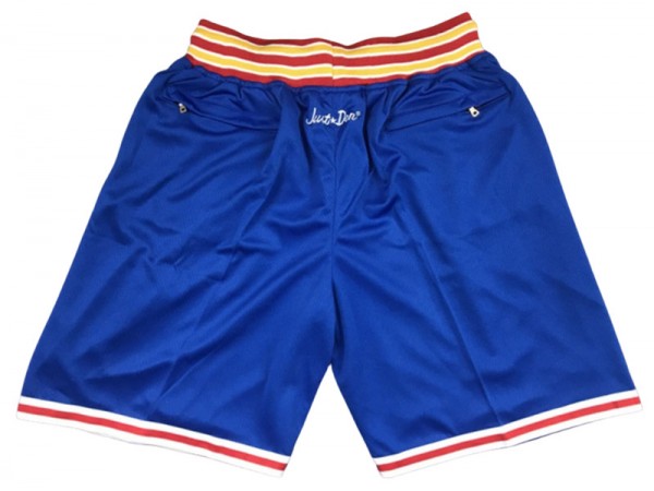 Golden State Warriors Blue 75th Anniversary Basketball Shorts