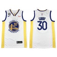 Golden State Warriors #30 Stephen Curry White Swingman Jersey