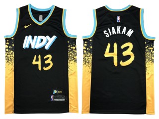 Indiana Pacers #43 Pascal Siakam Black 2023/24 City Edition Swingman Jersey	