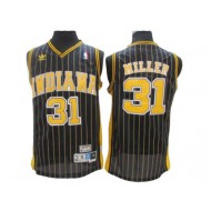 Indiana Pacers #31 Reggie Miller Navy Pinstripe Hardwood Classics Jersey