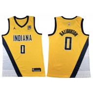 Indiana Pacers #0 Tyrese Haliburton Yellow Swingman Jersey