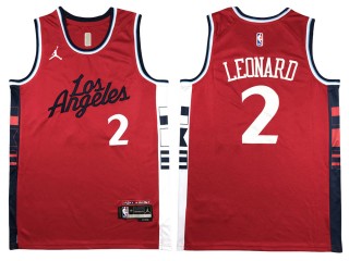 Los Angeles Clippers #2 Kawhi Leonard Red Swingman Jersey