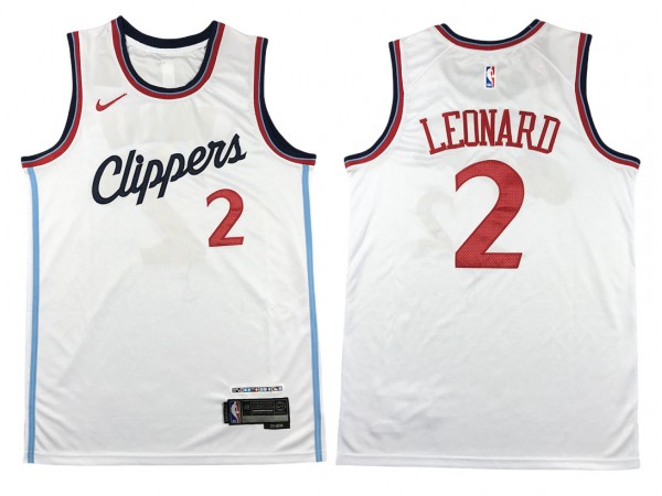 Los Angeles Clippers #2 Kawhi Leonard White Swingman Jersey