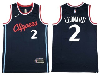 Los Angeles Clippers #2 Kawhi Leonard Navy Swingman Jersey