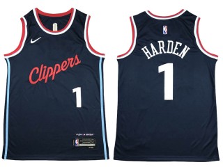 Los Angeles Clippers #1 James Harden Navy Swingman Jersey