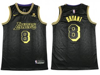 Los Angeles Lakers #8 Kobe Bryant Black City Edition Swingman Jersey