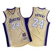 M&N Los Angeles Lakers #24 Kobe Bryant 1996/2006 Hardwood Classics Jersey - Gold/Purple