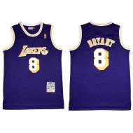 M&N Los Angeles Lakers #8 Kobe Bryant Purple 1996/97 Hardwood Classics Jersey